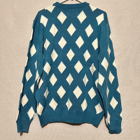 NWOT Bogey Boys Rhombus Sweater - size L - Picture 3 of 5